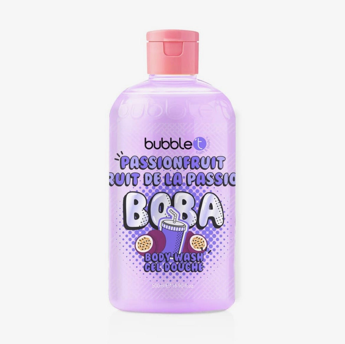 Bubble T Cosmetics Passionfruit Boba Tea Shower Gel - 500ml