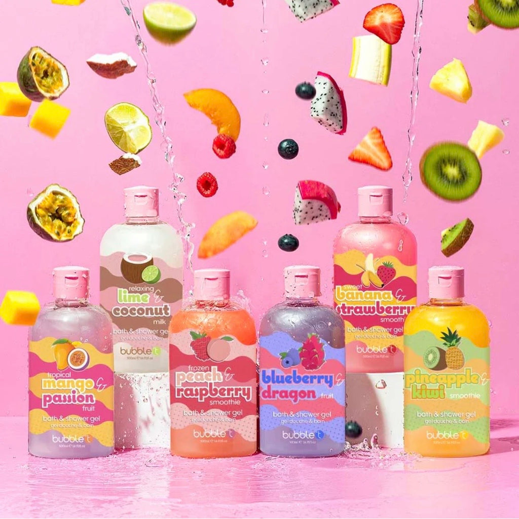 Bubble T Pineapple & Kiwi Smoothie Body Wash - 500ml