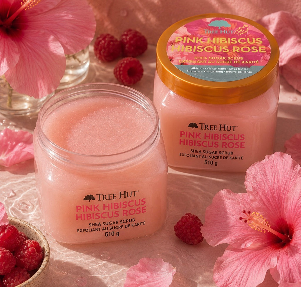 Tree Hut Pink Hibiscus Hibiscus Rose Shea Sugar Scrub 510g