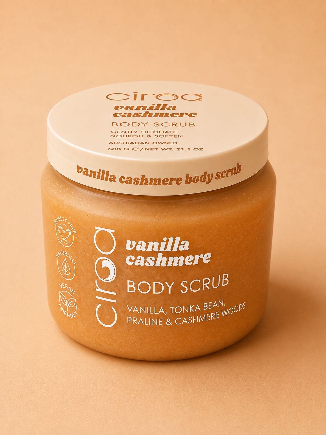 Ciroa Vanilla Cashmere Body Scrub- 600g