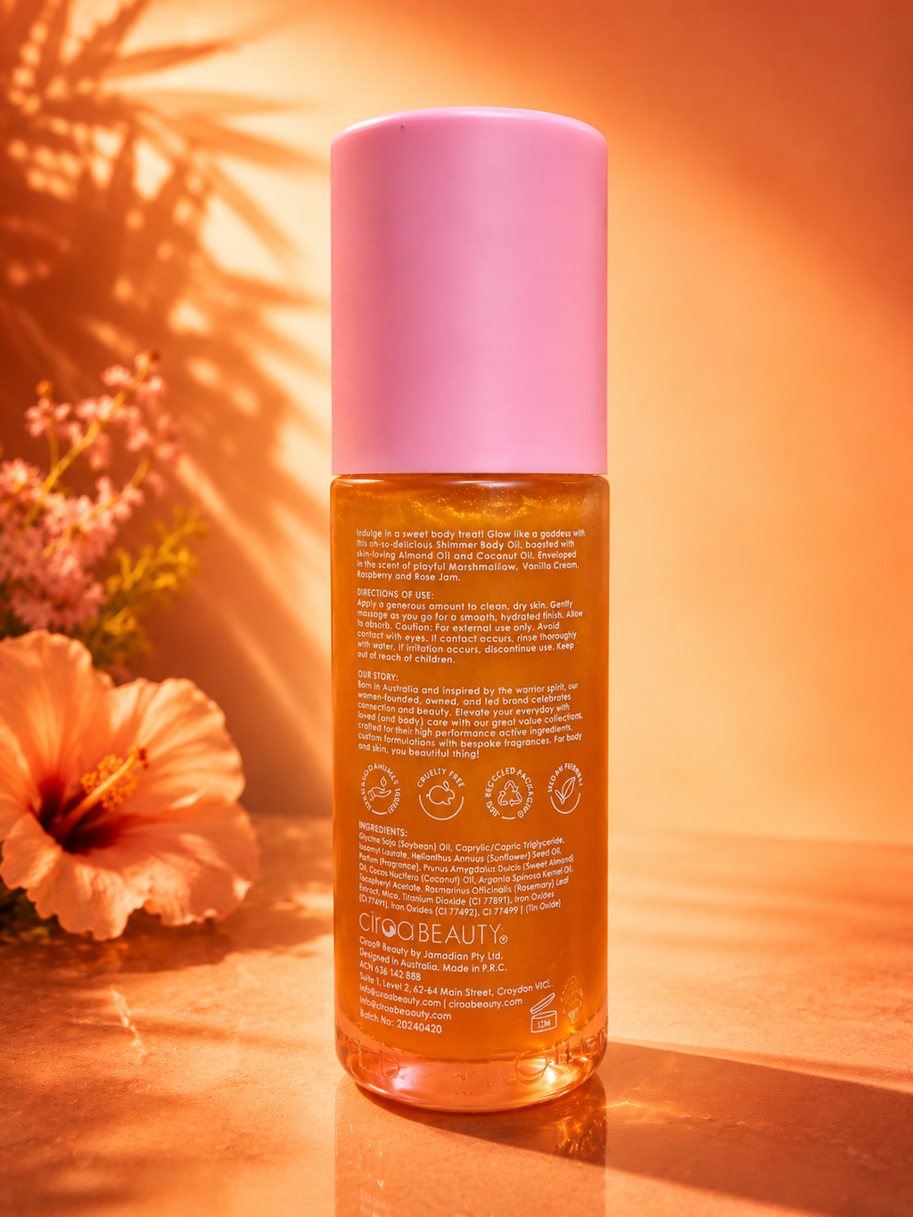 Ciroa Marshmallow Meringue Body Oil - 100ml