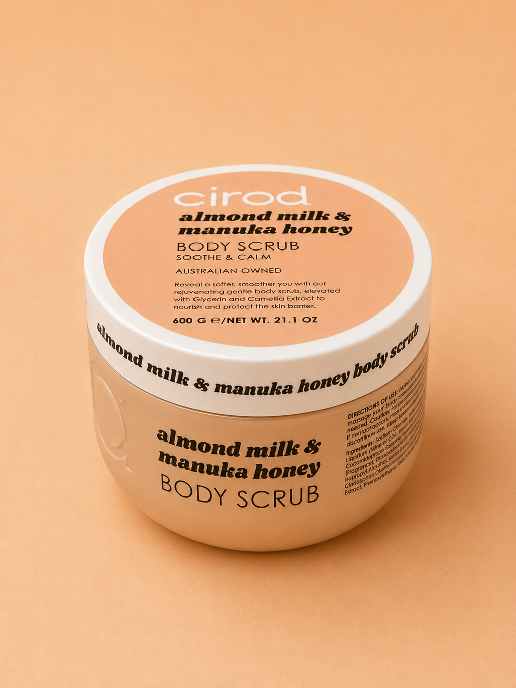 Ciroa Almond Milk & Manuka Honey  Body Scrub- 600g