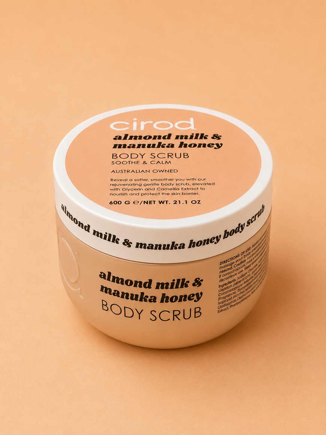 Ciroa Almond Milk & Manuka Honey  Body Scrub- 600g