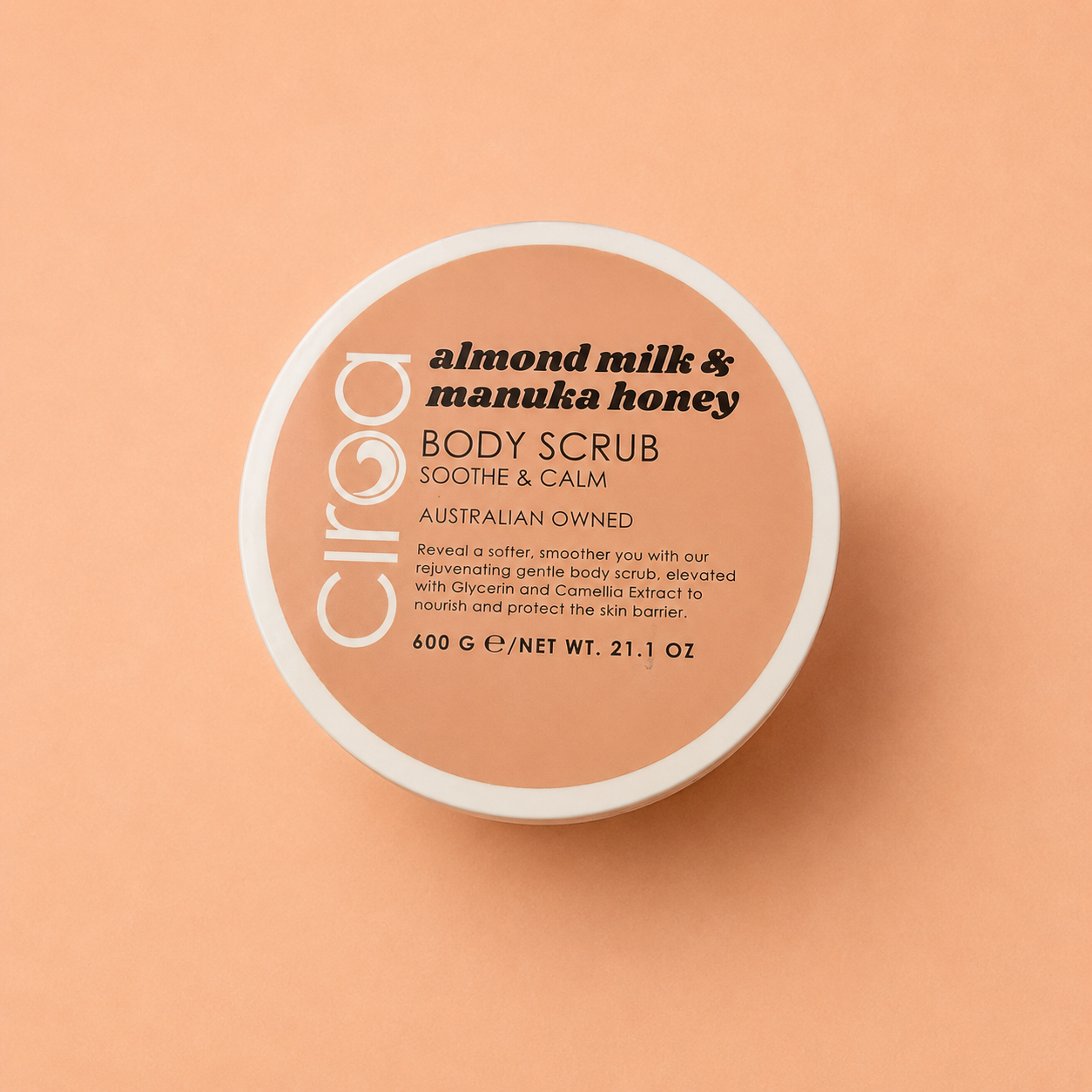 Ciroa Almond Milk & Manuka Honey  Body Scrub- 600g