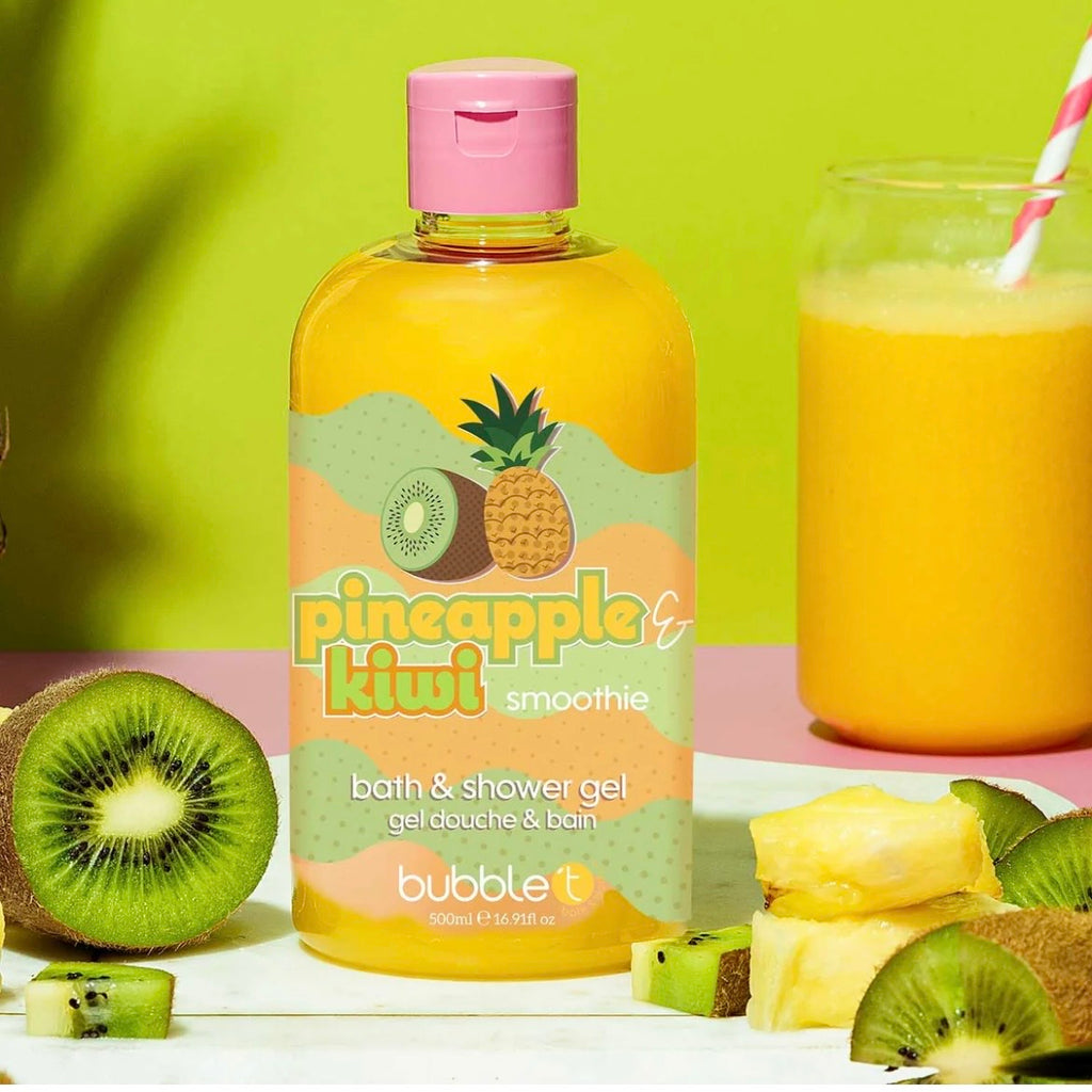 Bubble T Pineapple & Kiwi Smoothie Body Wash - 500ml