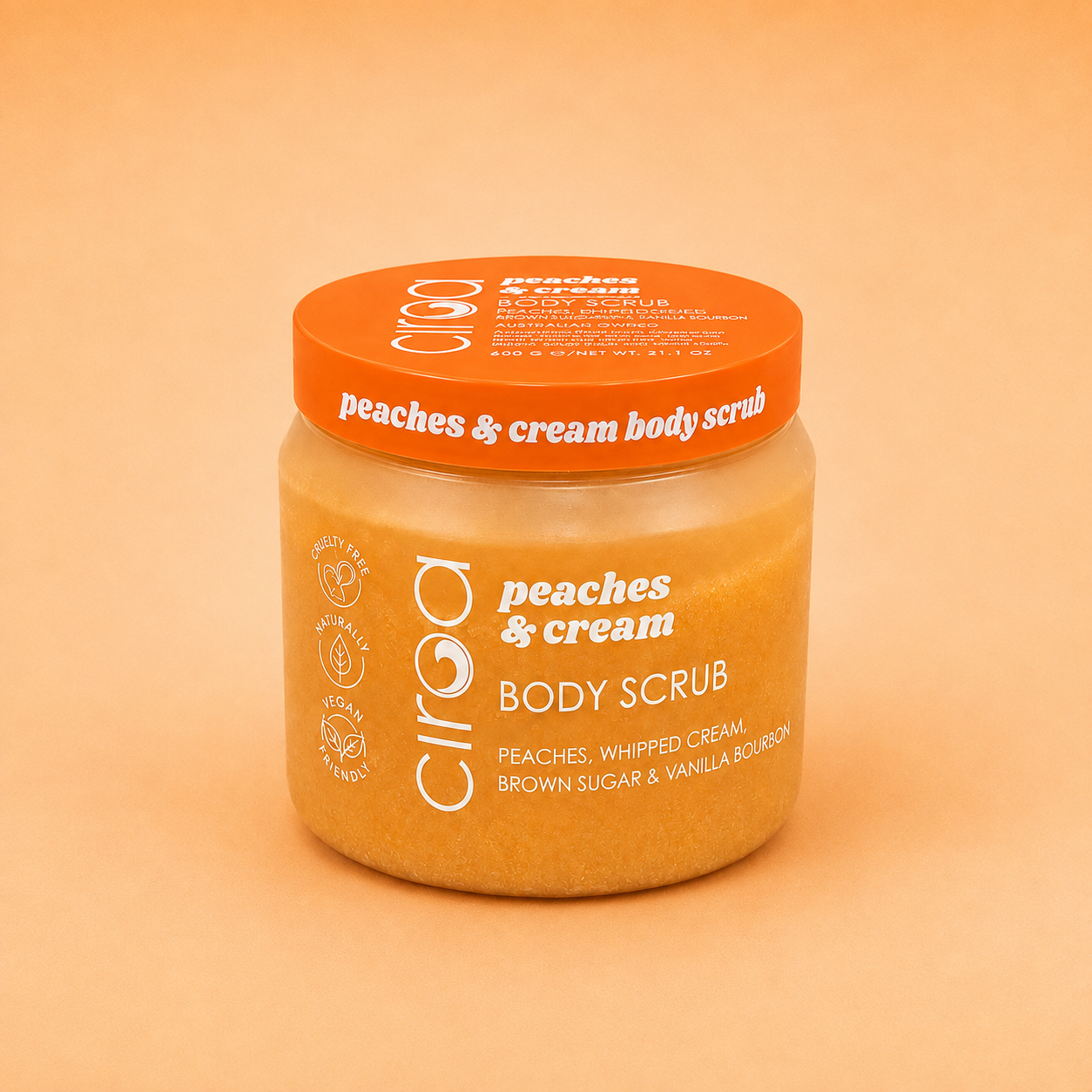 Ciroa Peaches & Cream Body Scrub- 600g