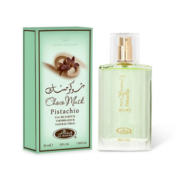 Al Rehab Choco Musk Pistachio 50ml Eau De Parfum Spray